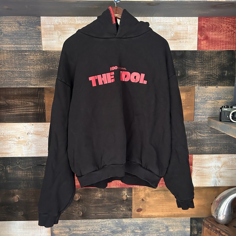 Madhappy x HBO The Idol Jocelyn Embroidered Hoodie Jacket Black Womens Size L